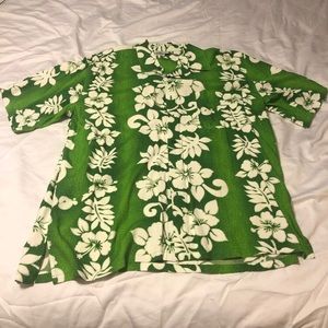 Green Hawaiian Shirt